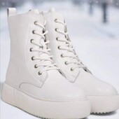 Зима! Натуральная Кожа! белые 36-41р