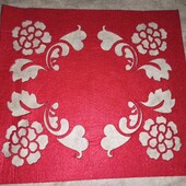 Серветка під гаряче або тарілки. Святкова