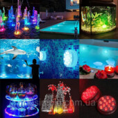 Универсальная led подсветка rgb с пультом, rainbow light show / Водонепроницаемый светильник