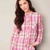 Стильная фланелевая рубашка Esmara M evro 40/42+6 оверсайз