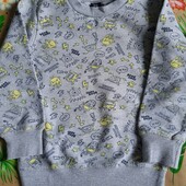 kiki&koko кофта свитер реглан 5 6 лет 116 джемпер свитшот монстр zara next h&m c&a