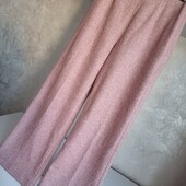 Брюки з суміші вовни в прінт ялинки р.34