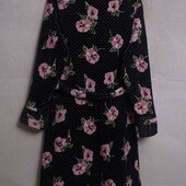 Женский теплый флисовый халат отличного качества