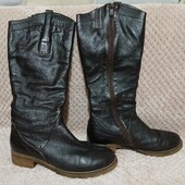 Шкіряні зимові сапожки ( в стані нового), р.39