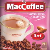 Maccofee 3 в 1 Амаретто 10 пакетів