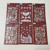 В лоті 10шт / новорічні наклейки