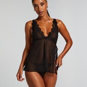 Арт.1212 пеньюар з трусиками комплект розмір s hunkemoller private collection.