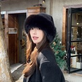 Елегантна хутряна шапка колір на вибір,стиль і комфорт взимку