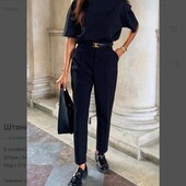 Розпродаж! Класичні, стильні брюки, без пояса р. 42-44!