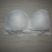 Бюстгальтер -топ мережево білий primark