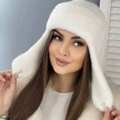 Шапка- ушанка альпака цвета на выбор