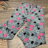 Плюшевые пижамные штаны размер с/м, состояние отличное