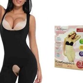 Комбідрес стягуючий для корекції фігури Slim Shapewear L/XL чорний.