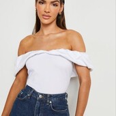 Белый боди (стринги) Размер 12/8/40/38