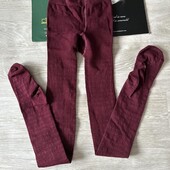 еплые бордовые колготы