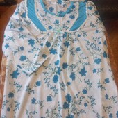 Котонова нічна сорочка.