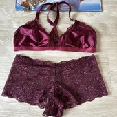 Красивый бюстгальтер без косточек 85с и трусы