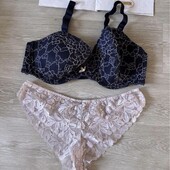 Кружевной бюстгальтер 90е и трусы
