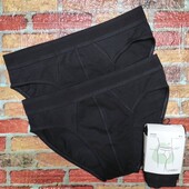 Арт.0419 набір чоловічі трусики бріфи(сліпи) 2шт від livergy розмір євро m/l