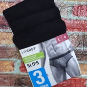 Арт.0416 набір чоловічі трусики бріфи(сліпи) 3шт від livergy розмір євро l/6