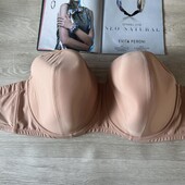 Гладкий бюстгальтер балконет большой размер 90р