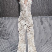 Шикарный нарядный комбинезон на высокую девушку, р.36(евро)