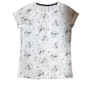 Натуральная пижамная футболка, 100% хлопок, Nutmeg, Англия, р. 8-10, 36/38 евро, наш 42-46