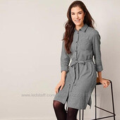 Жіноча фланелева сукня-сорочка, рубашка, esmara, розмір евро s 36/38