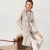 ♕ Якісний класичний жіночий тренч від Tchibo(Німеччина), р.: 54-56 (48 євро)