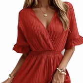 Трендова червона сукня, XXL