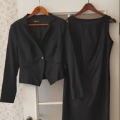 Брендовий костюм Monton, жакет і сукня, 45% шерсть