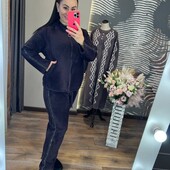 Брючный костюм альпака оверсайз