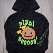 Худі з начосом Pokemon Primark, малюнок з 2-х сторін, 7-8р / 128см