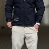 Чоловіча куртка темно-синя зима