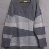 Теплый женский свитер большого размера