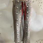 Тепленькие, мягусенькие плюшевые пижамные штаны размер М, состояние идеальное