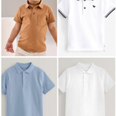 Футболка-поло від Next (блакитна і біла є)лот 1 шт.