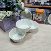 Набор из 3 шт порцеояновых креманок