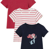Супер лот! 3 шт! Комбінована бавовняна футболка (3 шт.) Lupilu