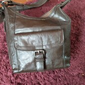 Жіноча сумка фірменна шкіряна