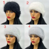 Женская шапка ушанка ангора разные цвета новинки сезона