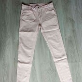 Calliope брендовые стильные летние джинсы цвет пудра размер S M