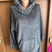 Меховушка, плюшева туника, кофта, худи, m. Shein. слип, пижама. в ідеaлі