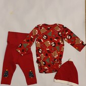 ❣️H&M новорічний комплект 2-4 місяці