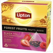 Чай чорний Lipton Forest Fruit зi смаком лісових ягід 20 пірамідок