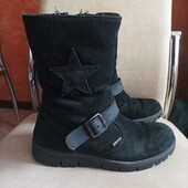 Замшеві зимові сапожки