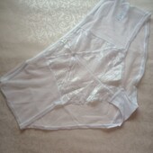 Шикарні жіночі трусики ажурні білі 14 (l), 22 (3хl). женские трусы 5365