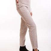 Теплі, вельветові штанці, стрейч, без дефектів, бежеві ✨