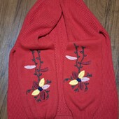 Нарядний світер з вишивкою, стан нового 12р.+