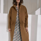 ♕ Неймовірно красиве шерстяне пальто, 100% вовна, рр.наш 50-52 (44 євро)